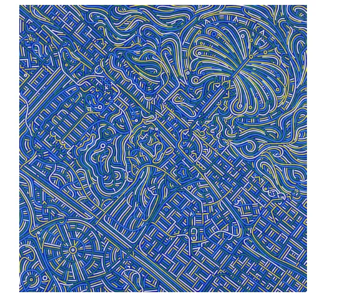 Lu Xinjian, City DNA: Dubai No.2, 2022