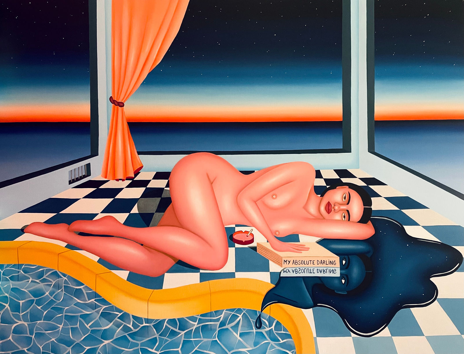 Sophie-Yen Bretez, Night of terror, Falling stars, The tide, the heaviness, And the unspeakable glimmering behind the eyes. - Sleeplessness., 2022