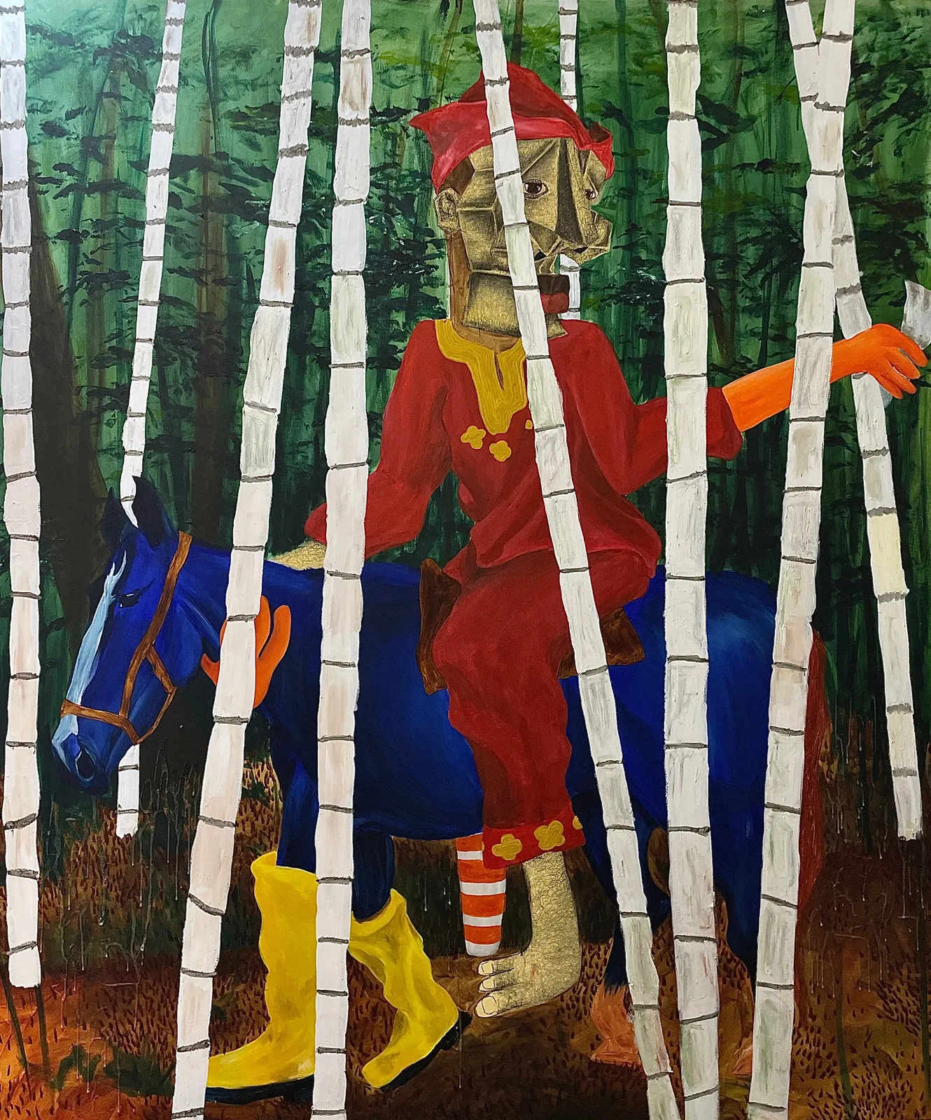 Ayanfe Olarinde, Through the valley of shadow..., 2023