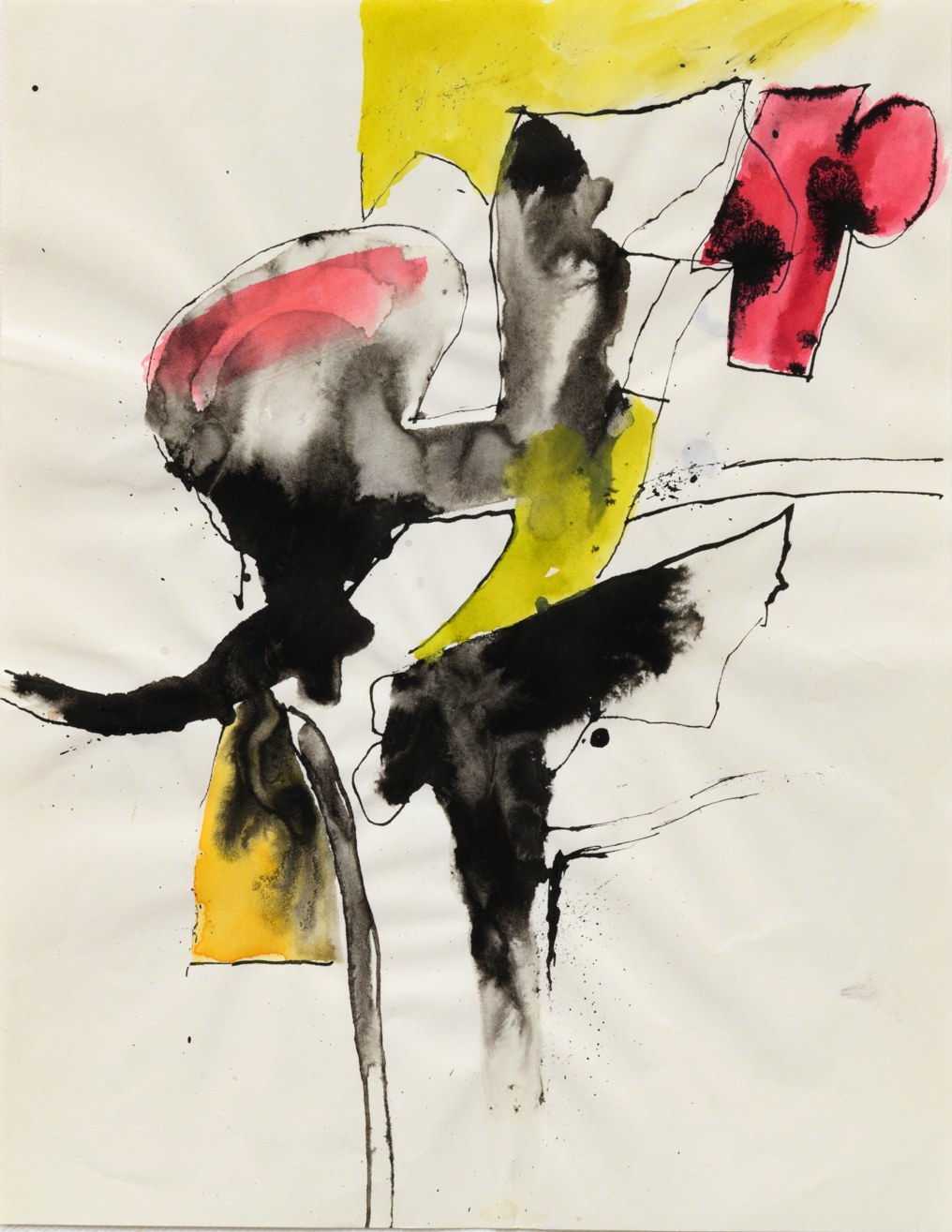 Billy Al Bengston, Los Angeles Watercolor, 1958