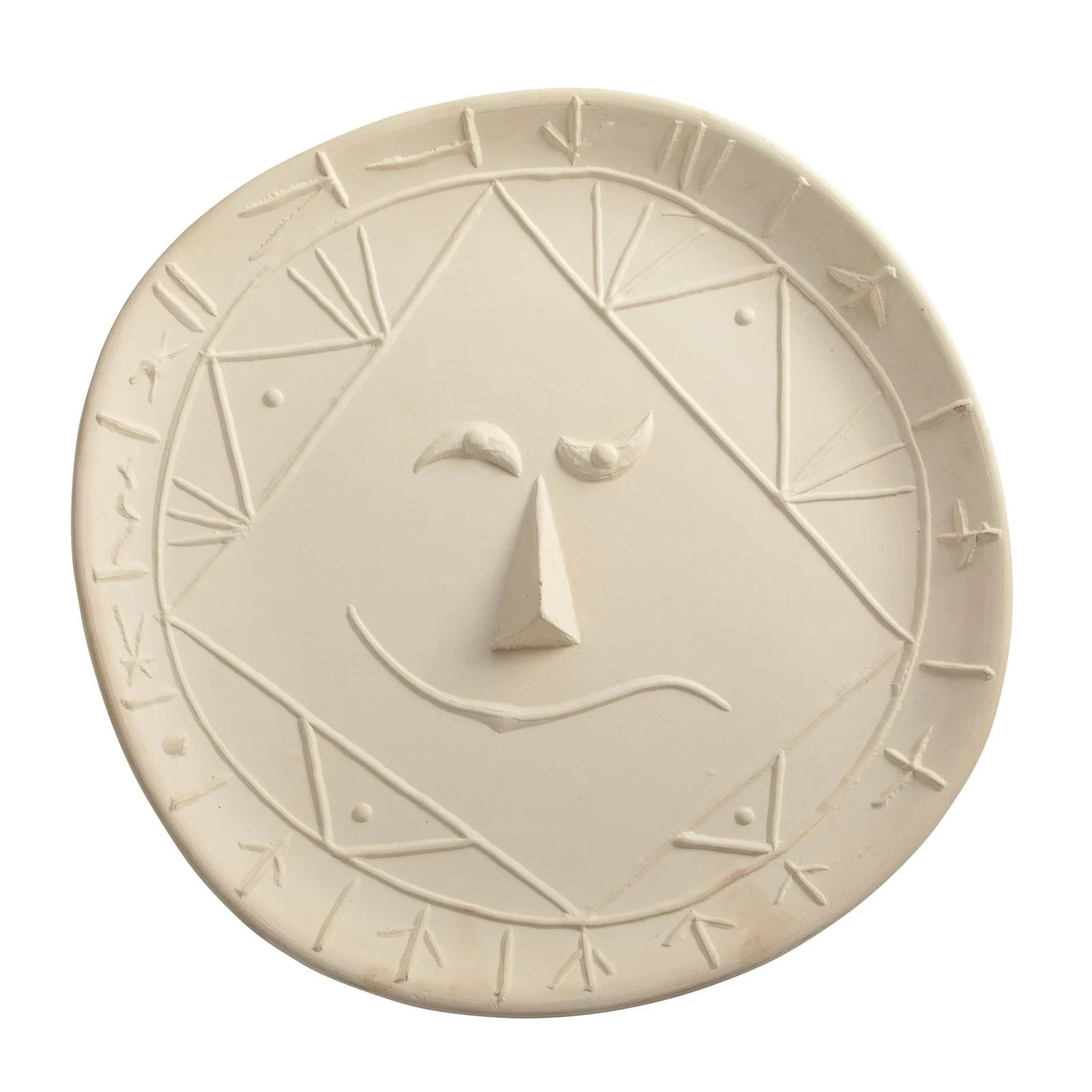 Pablo Picasso, Visage géométrique (A.R. 344), 1956