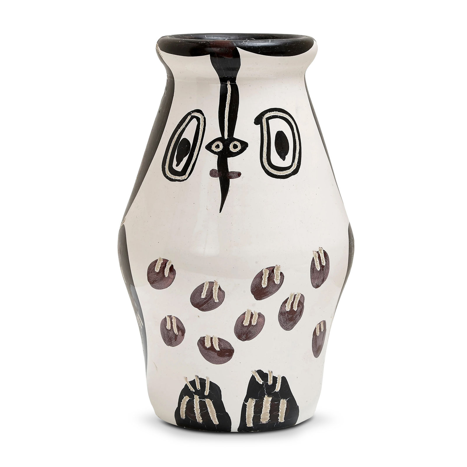 Pablo Picasso, Hibou marron noir (A.R. 123), 1951