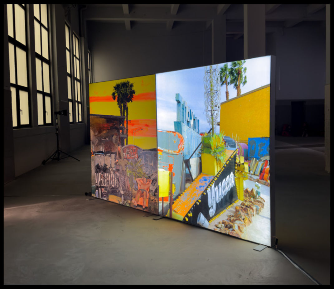 Marius Bercea, Untitled (Shining Spotlight Stories; Sun Tang Mustang, Riviera of Restless Shininh), 2023