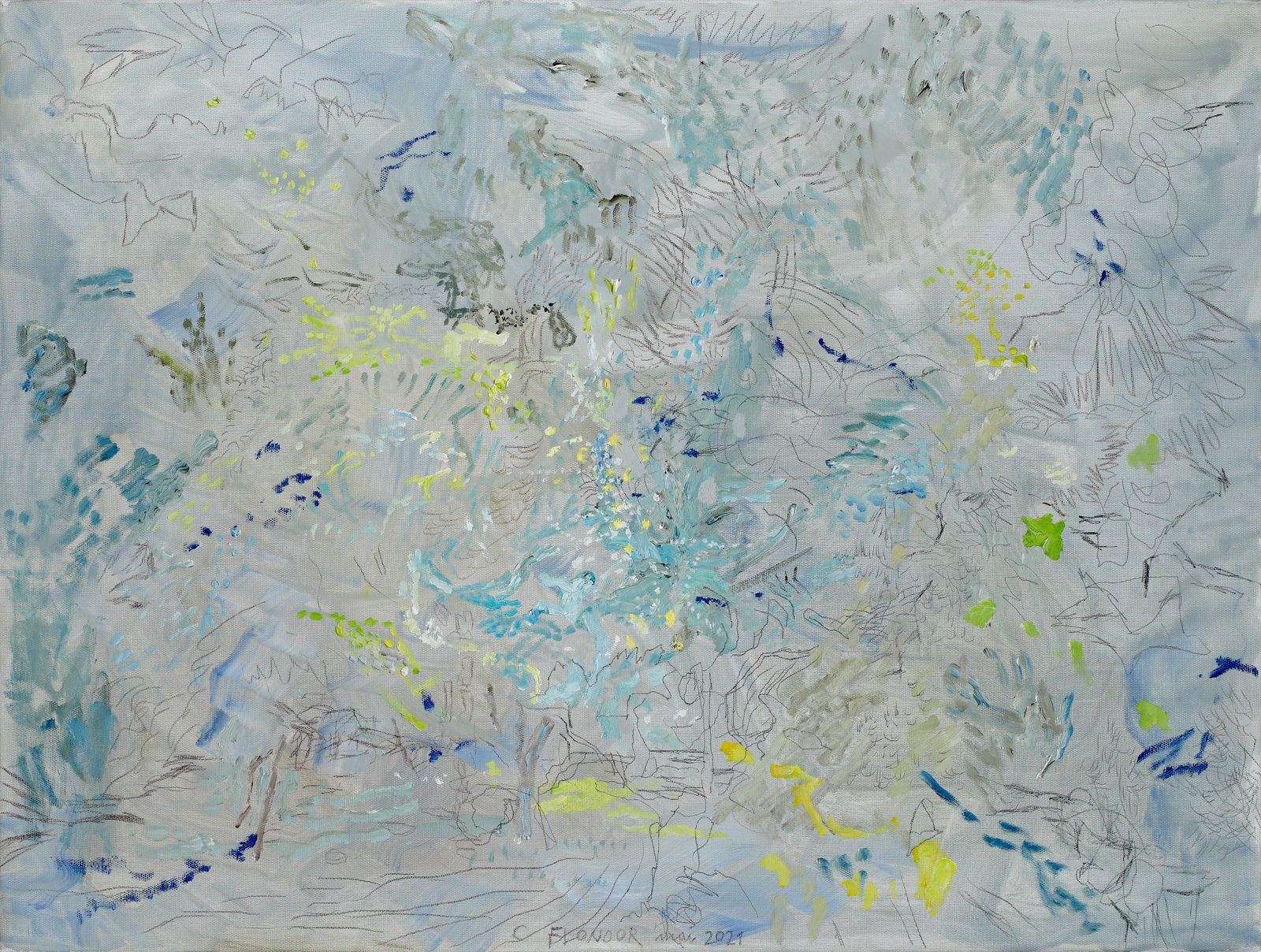 Constantin Flondor, Grădina în pandemie / The garden during the pandemic, 2021