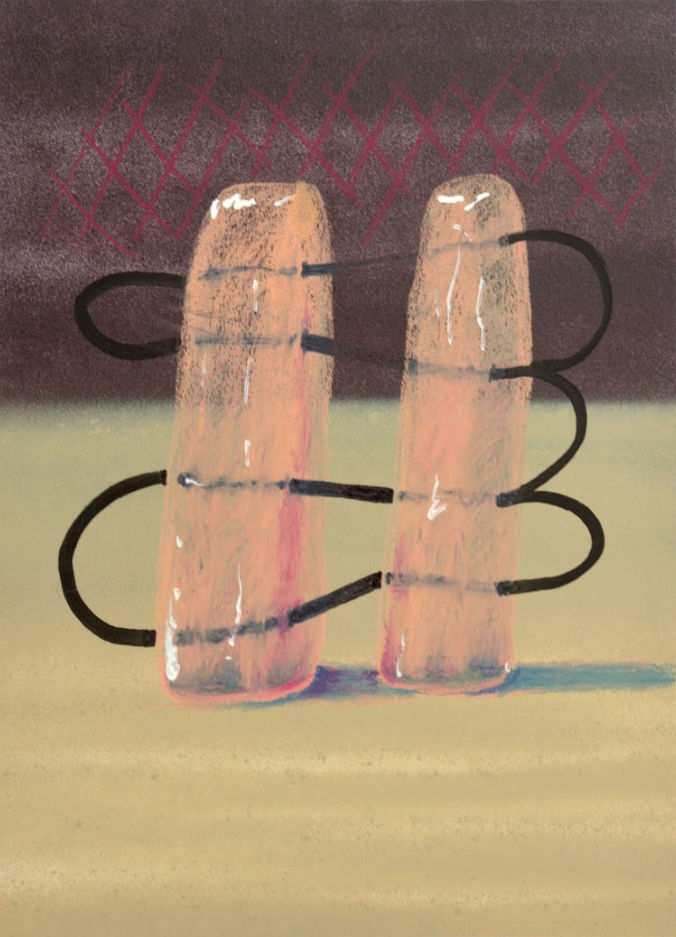 Laurian Popa, Study for Shapes of Burnt Sugar , 2024