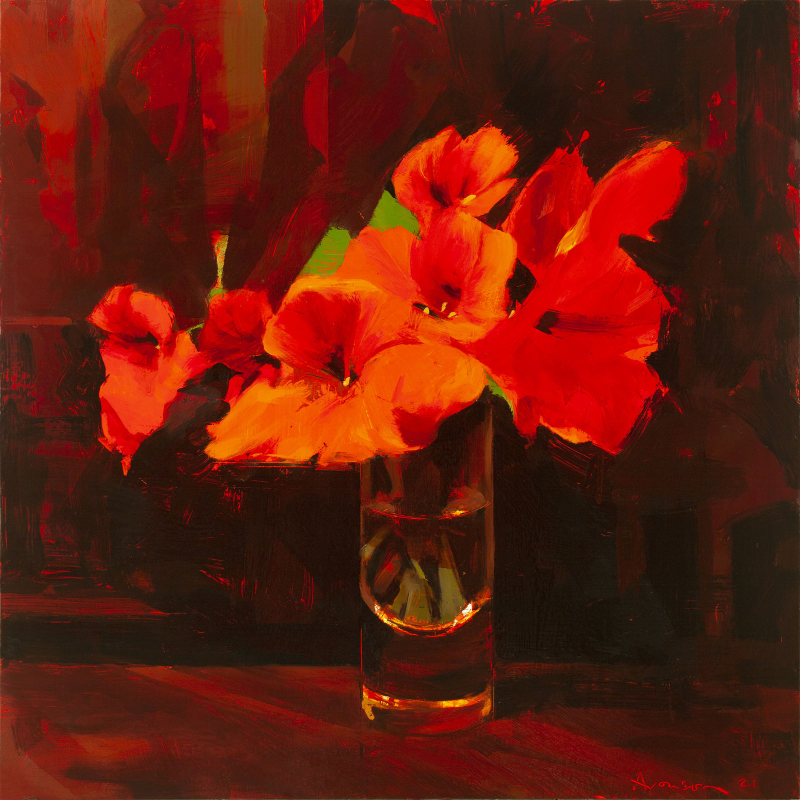 Ben Aronson, Nasturtiums, 2021