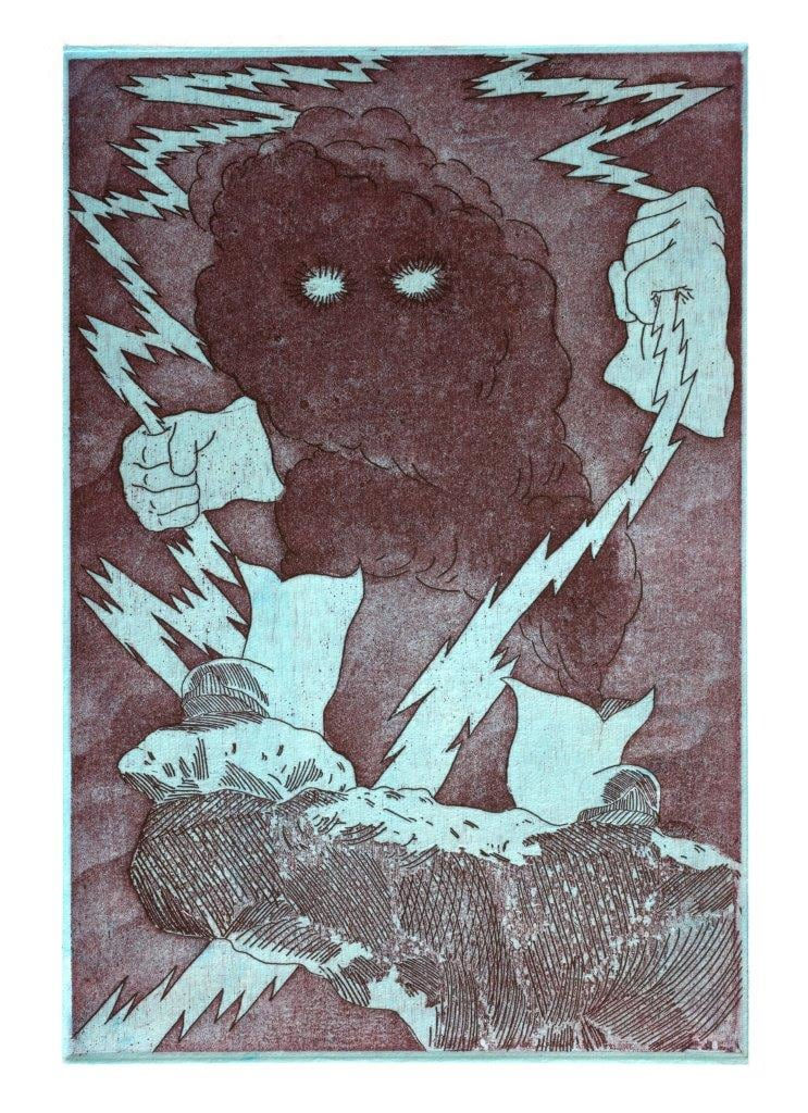 Alex Jackson, Untitled (Fulgurite), 2023