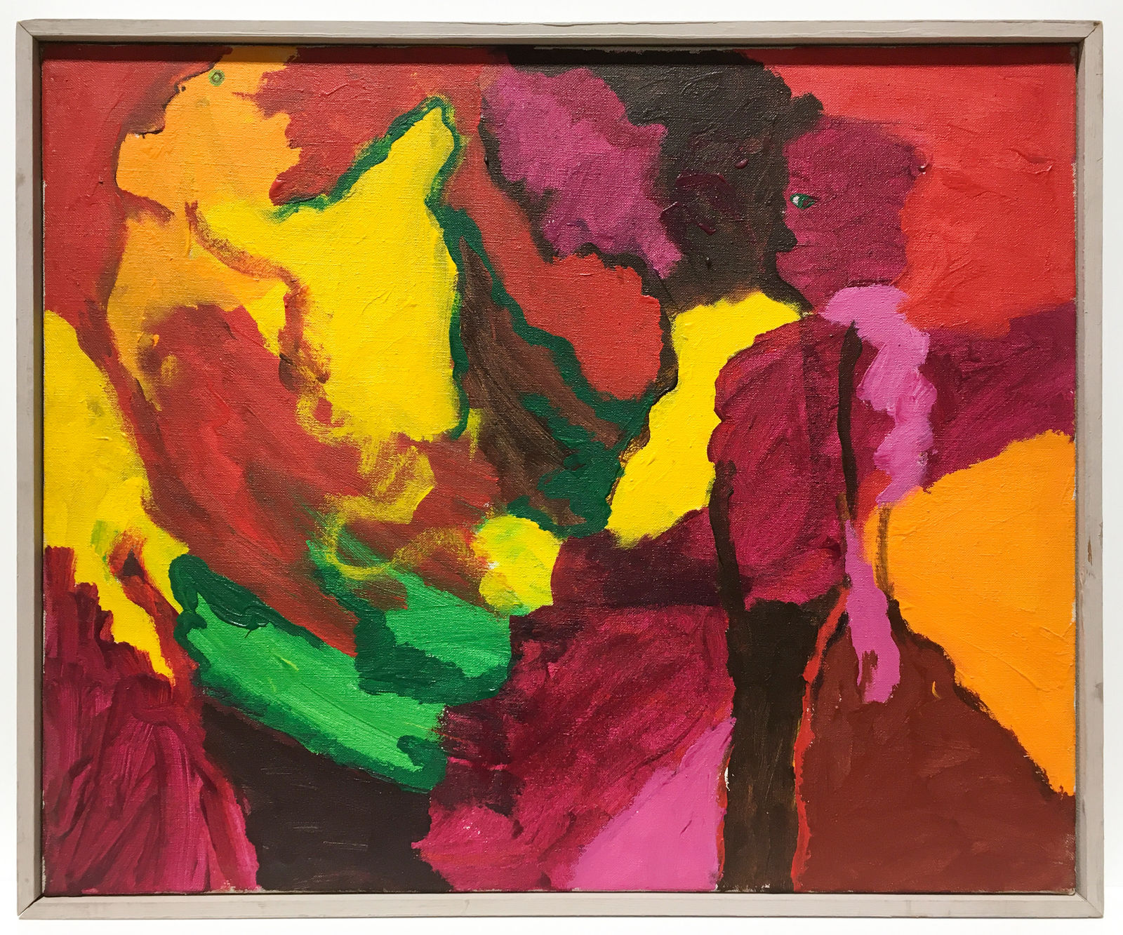 Robert Colescott, Composition #20 - Purple Pose, 1968