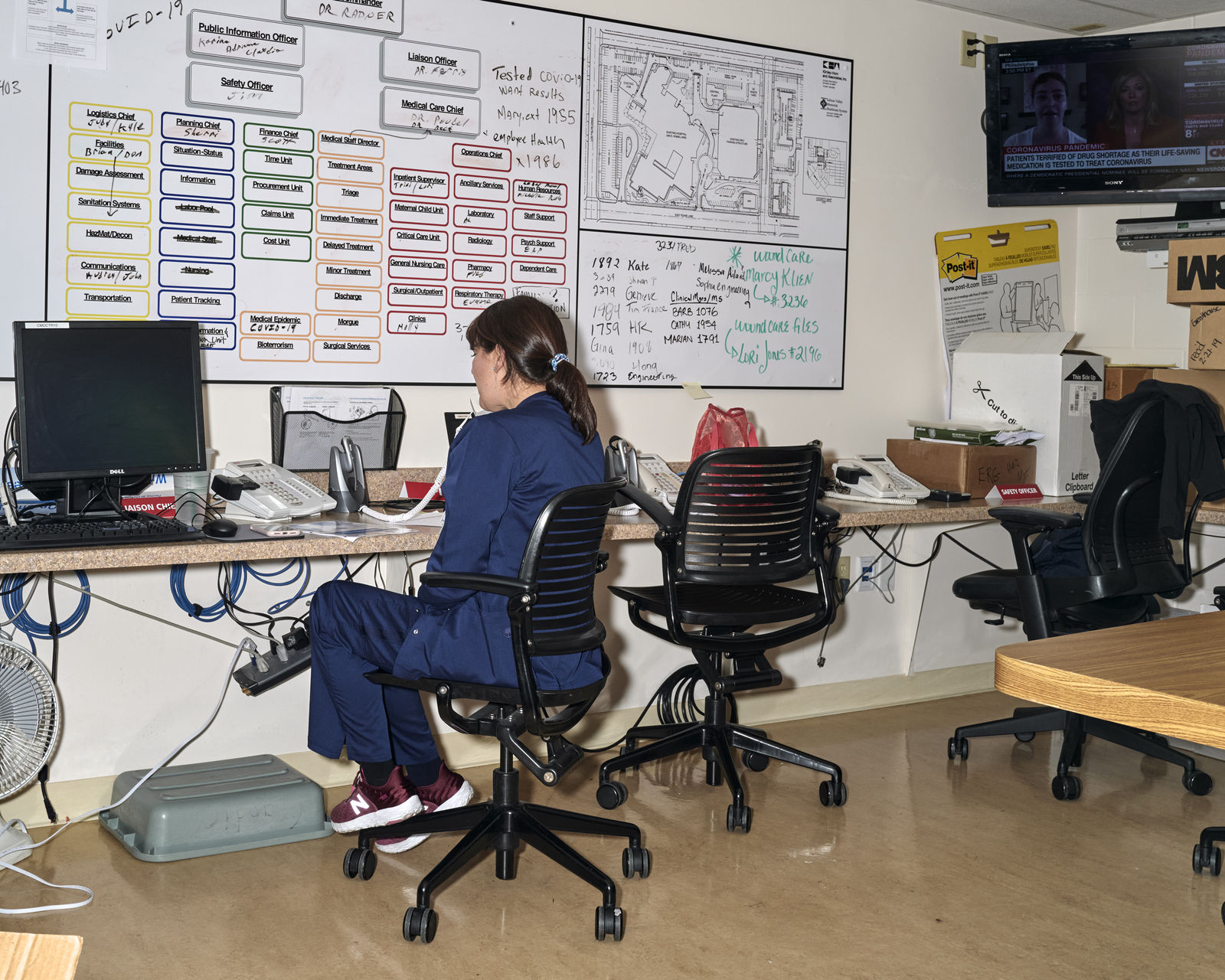 Wesaam Al-Badry, Command Center # I, 2020