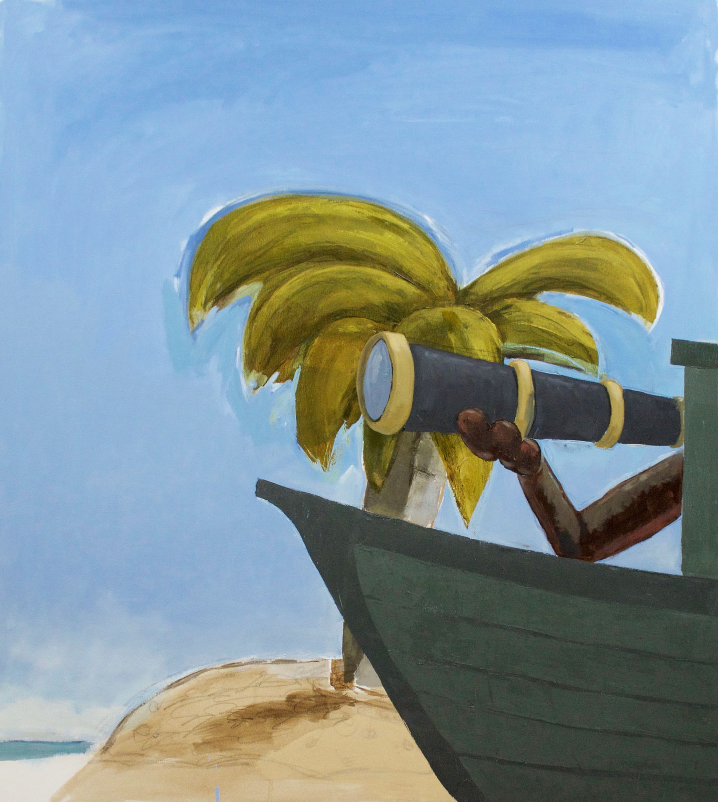 Enrico Riley, Untitled: Witness, Triangle Trade, 2019