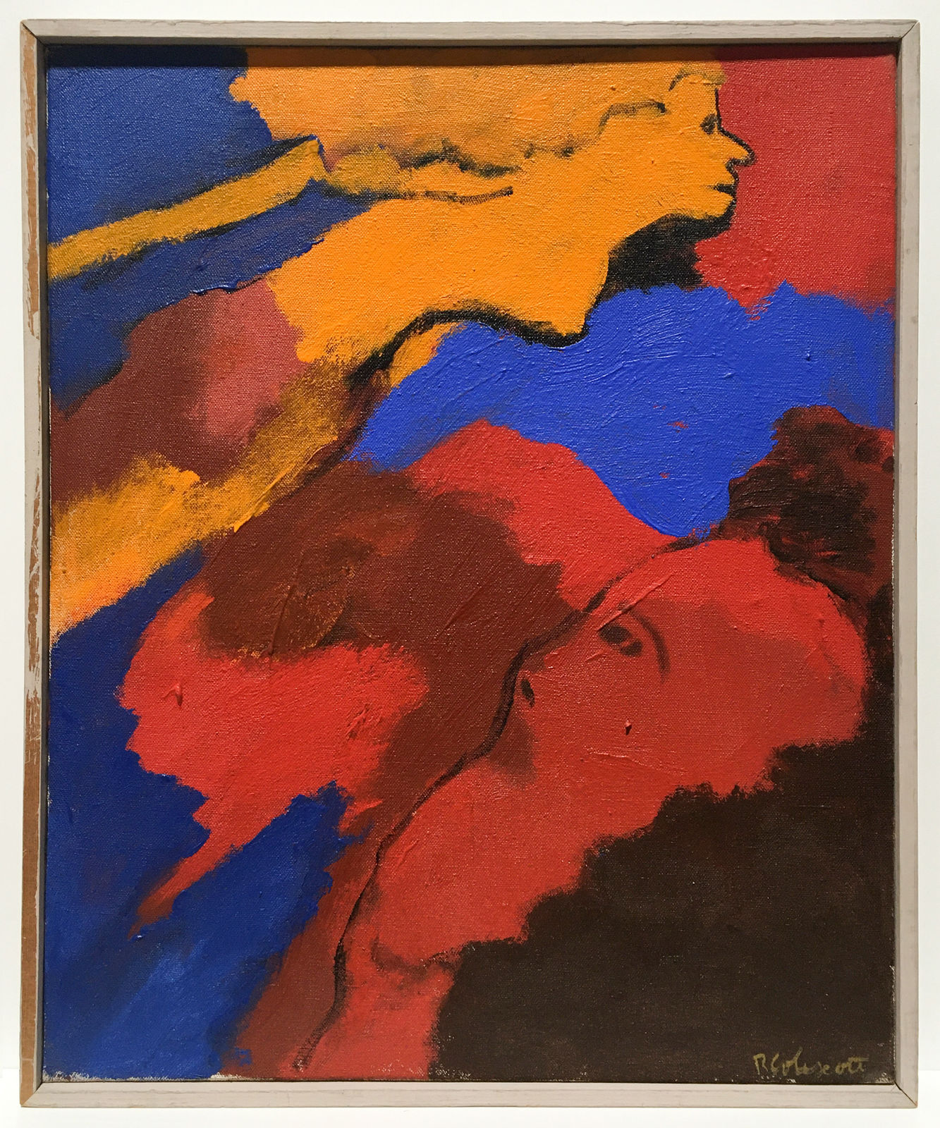 Robert Colescott, Composition #3, 1968