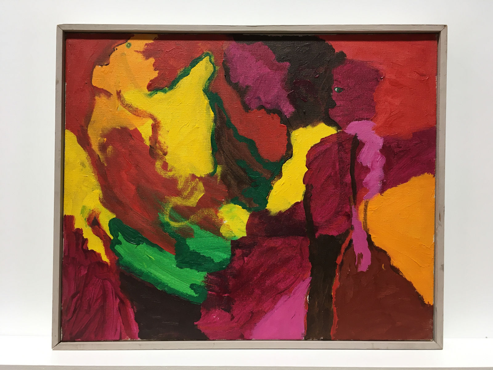 Robert Colescott, Composition #20 - Purple Pose, 1968