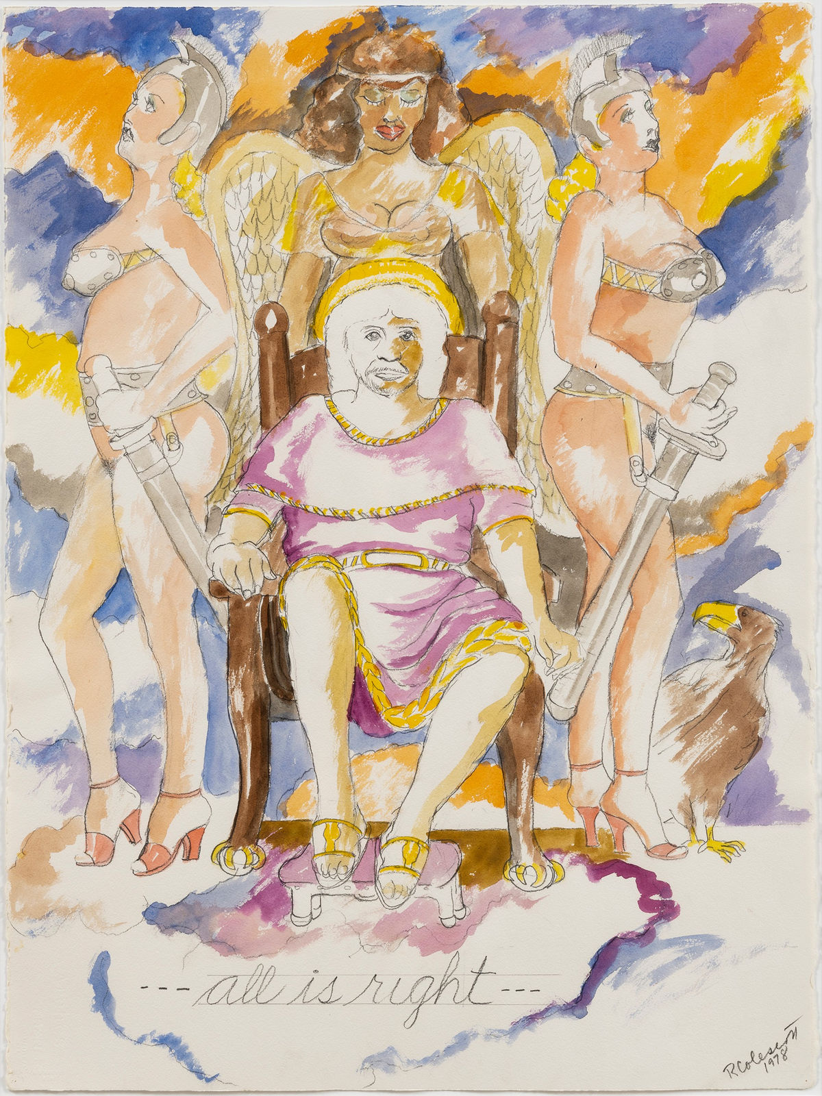 Robert Colescott, All is right, 1978