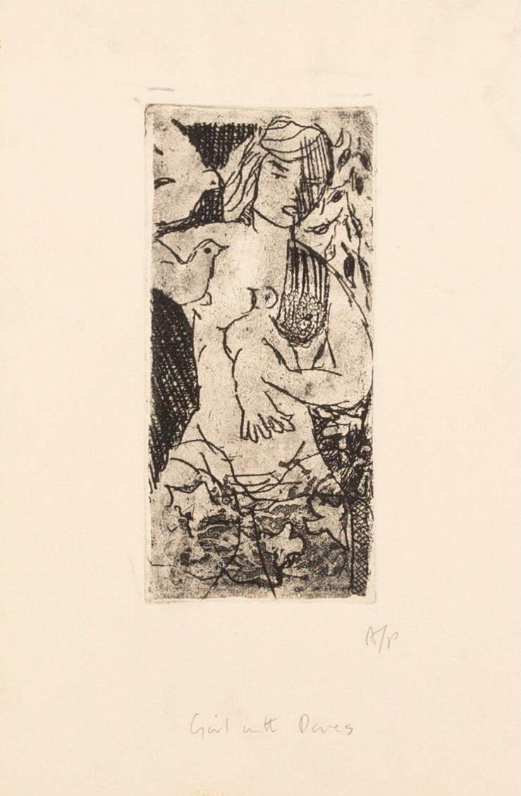 André Bicât, Girl with Doves