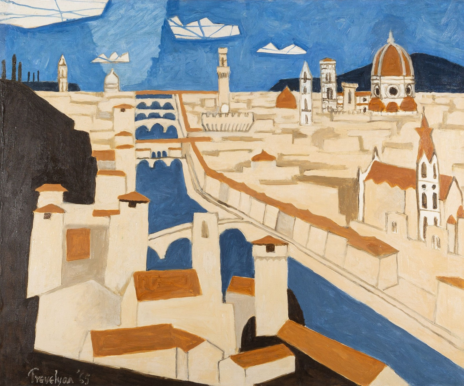 Julian Trevelyan, Florence Panorama, 1965