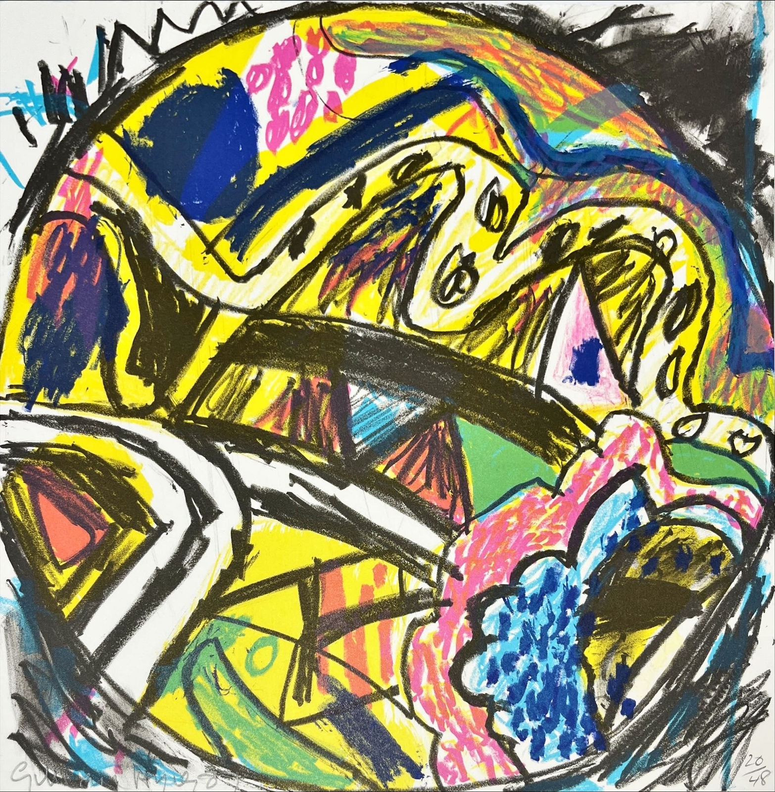 Gillian Ayres, Crystal Fields, 1987