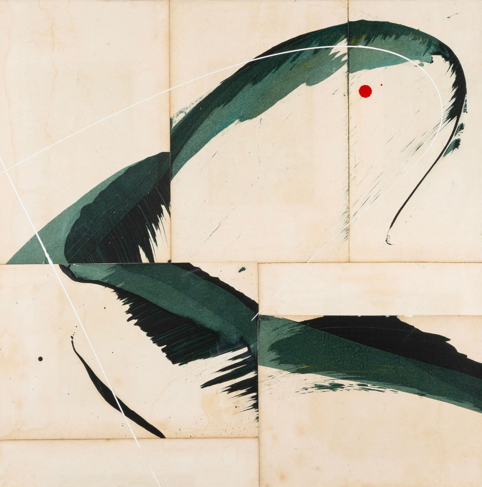 Jane Skingley, Hokusai Green II, 2024