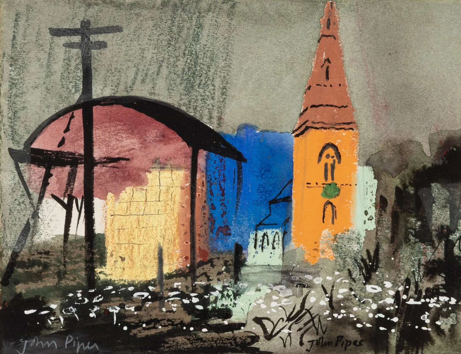 John Piper, Study for Seaton