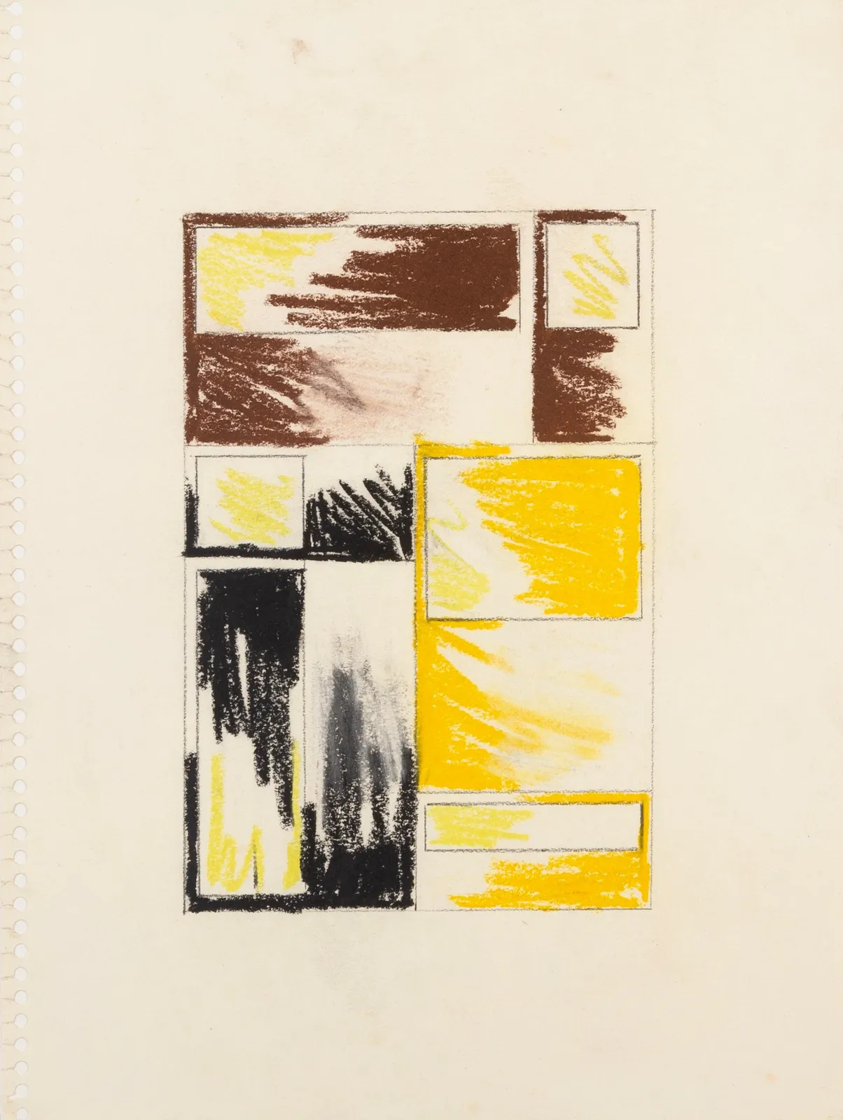 Mark Lancaster, Study for 22 Forsyth St. No.1, 1972
