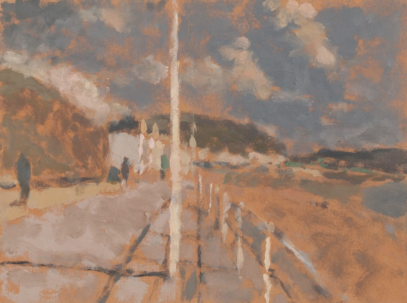 Nicholas Turner, Quayside at Aberystwyth, 2025