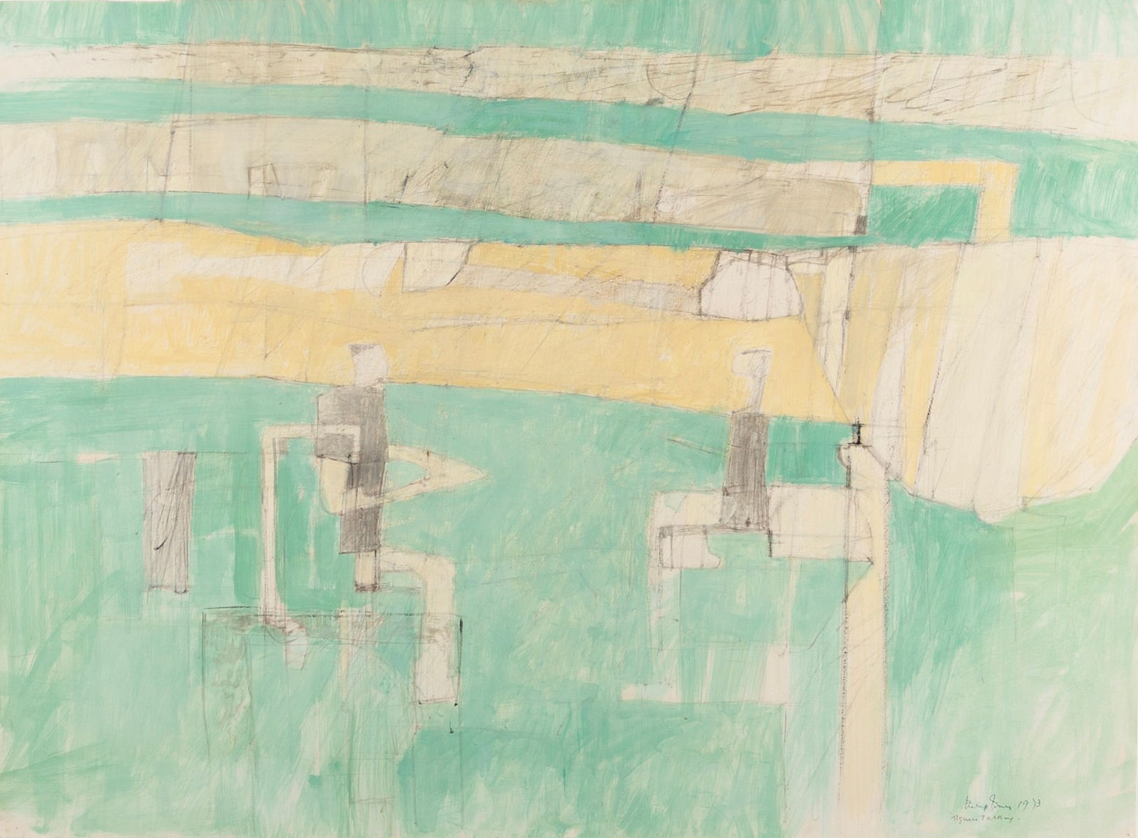 Philip Jones, Figures Talking, 1973