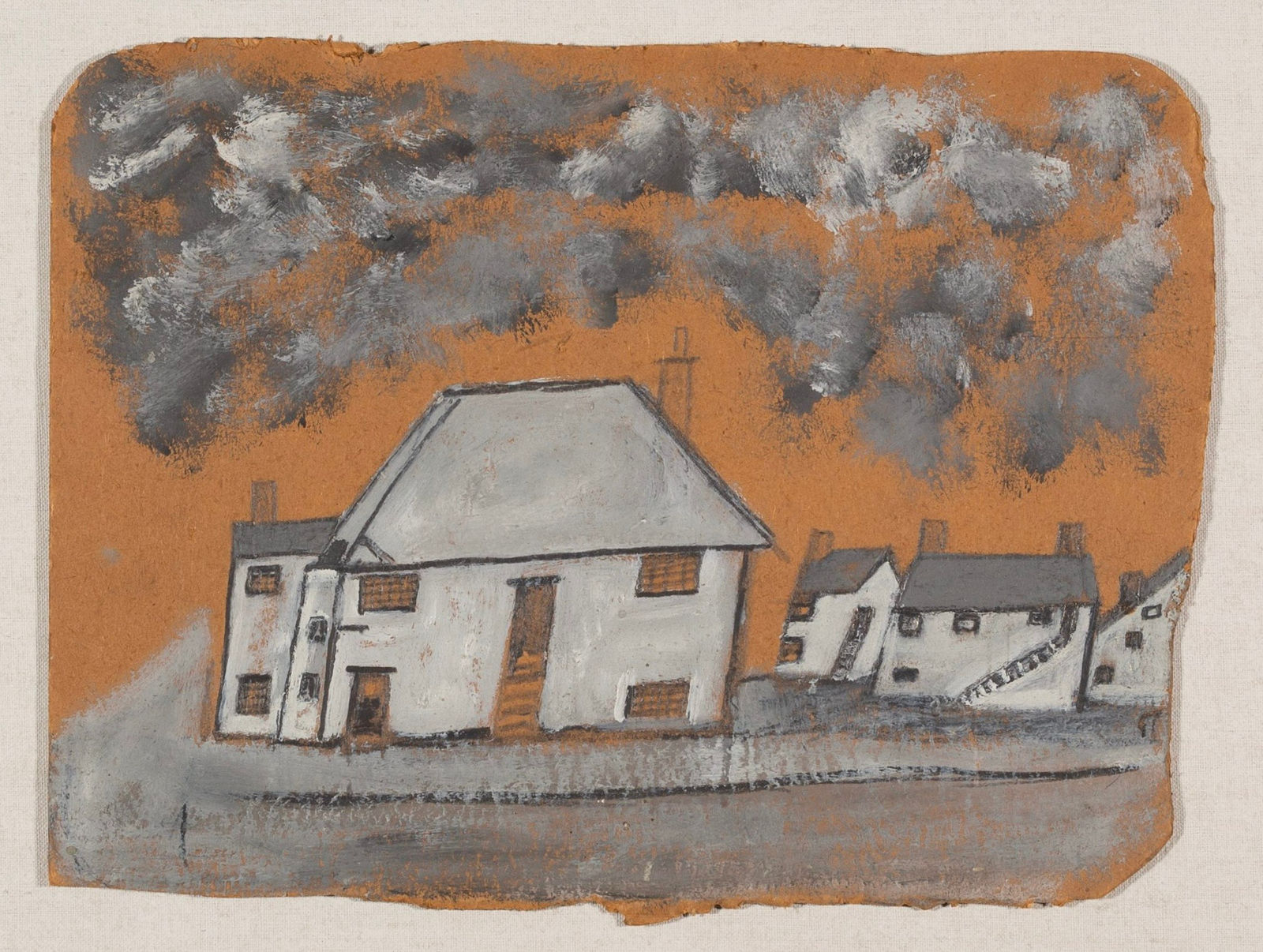 Alfred Wallis, The White House (The Old House / Norway Cottage), 1925-1935 circa