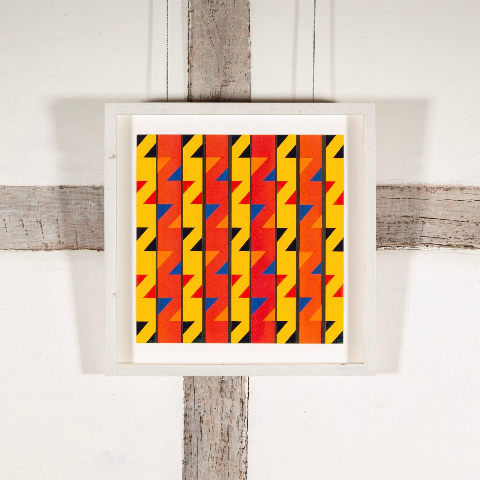 Theo Mendez, Zigzags with Blue