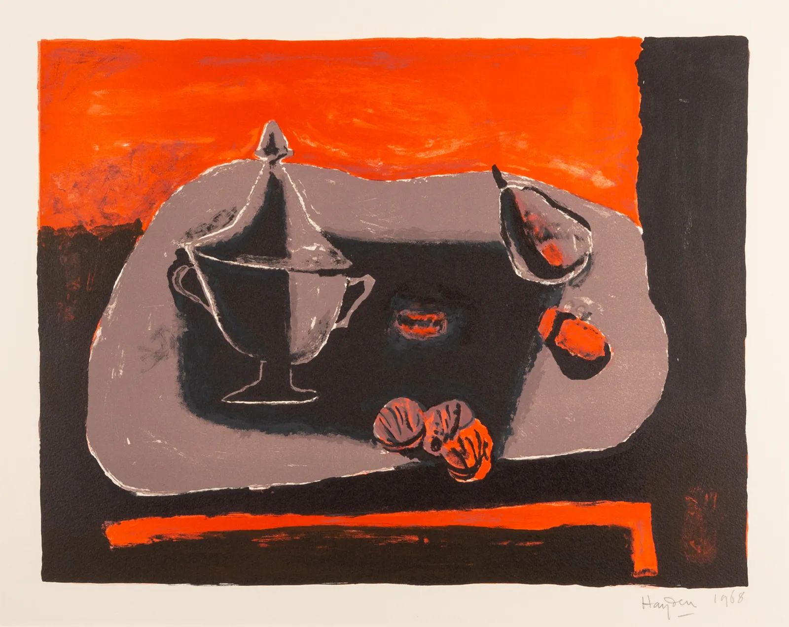 Henri Hayden, Still Life with Walnuts, 1968