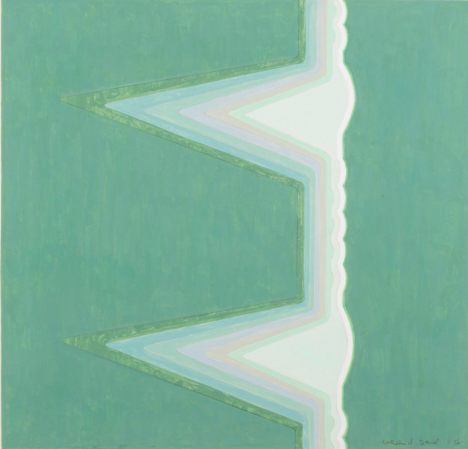 Thomas Nathaniel Davies, Geometric Breaking Waves, 1970