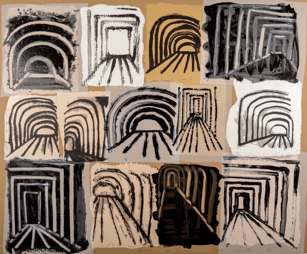 Basil Beattie, Spoilt for Choice, 1998