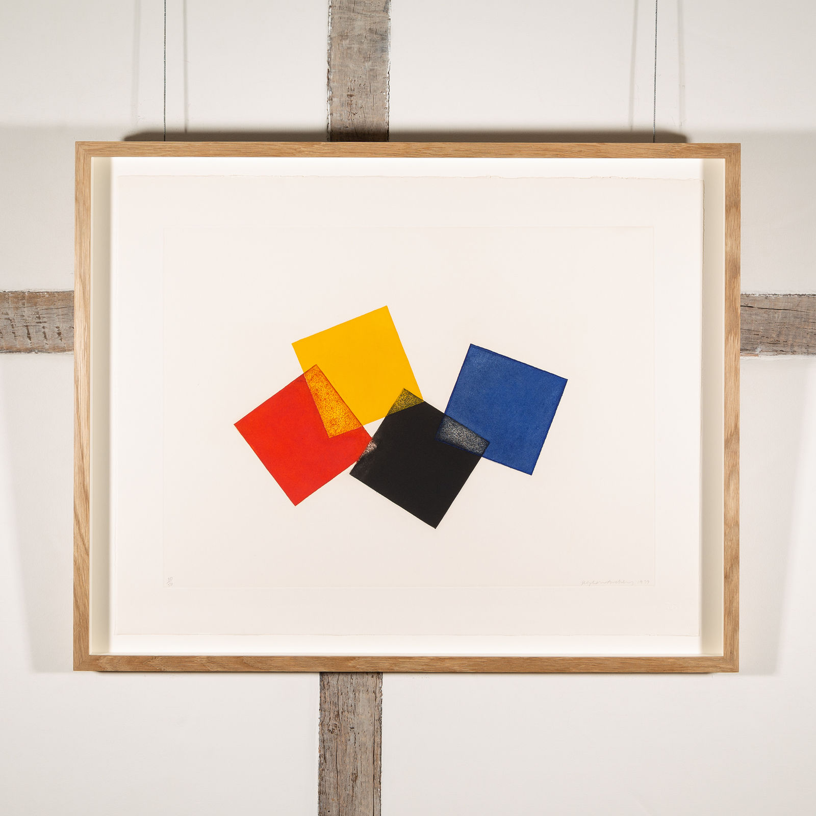 Stephen Buckley, September Suite (Overlapping Coloured Squares), 1977