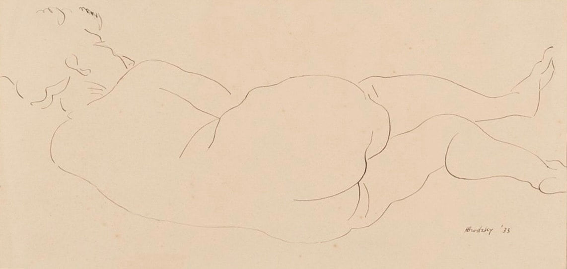 Horace Brodzky, Nude Study, 1931
