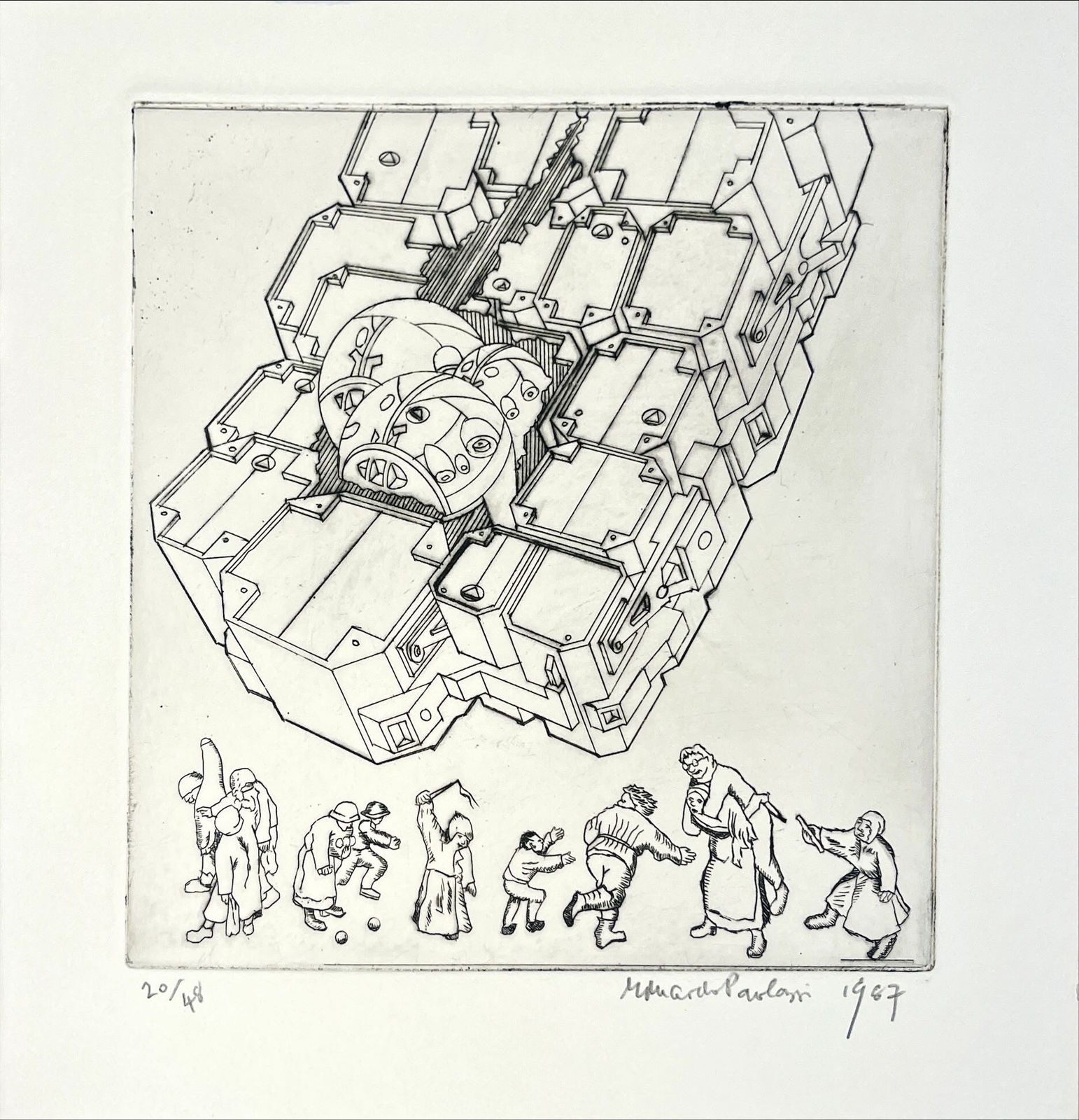 Eduardo Paolozzi, For Leonardo, 1987