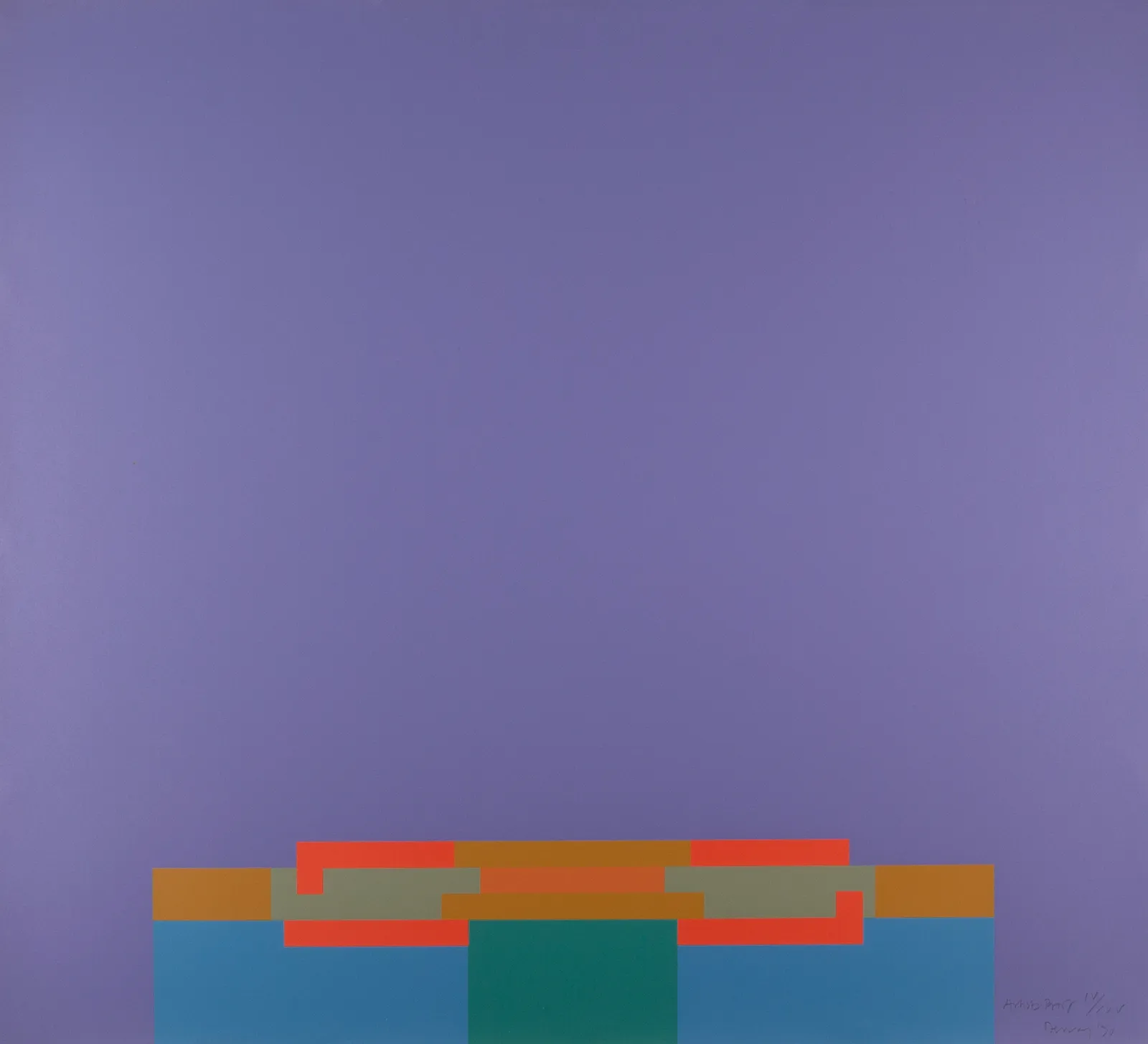 Robyn Denny, Light of the World, 1970