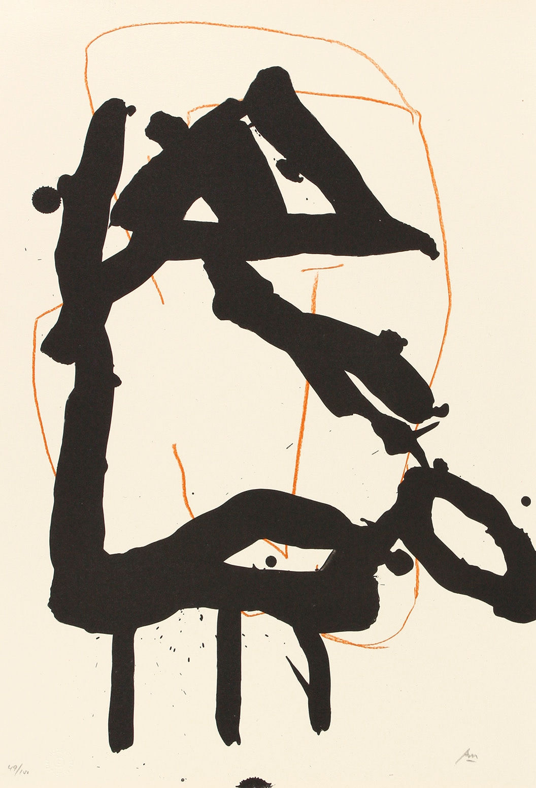 Robert Motherwell, BEAU GESTE SUITE: BEAU GESTE VI, 1989