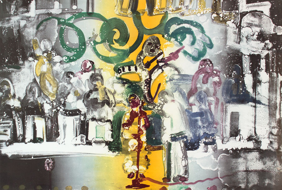 Romare Bearden, INTRODUCTION FOR A BLUES QUEEN, 1979