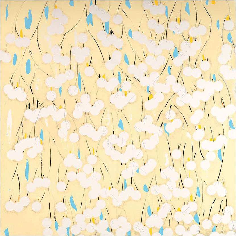 Donald Sultan, MIMOSA, SEPT 29, 2021, 2021