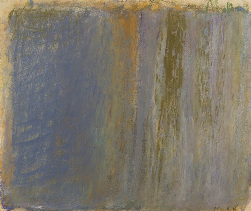 Wolf Kahn, EARLY DARK TREE PASTEL, 1963