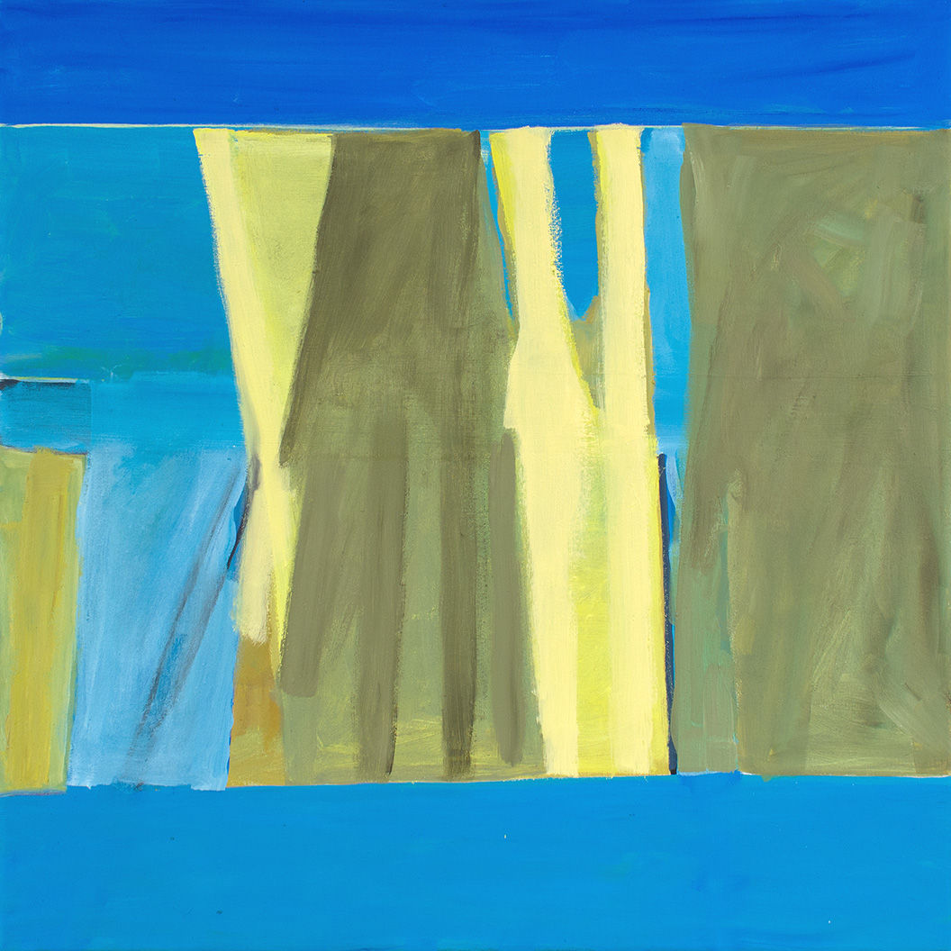 Lee Hall, MAINE SAIL SUMMER-FOREST EDGE, 2016