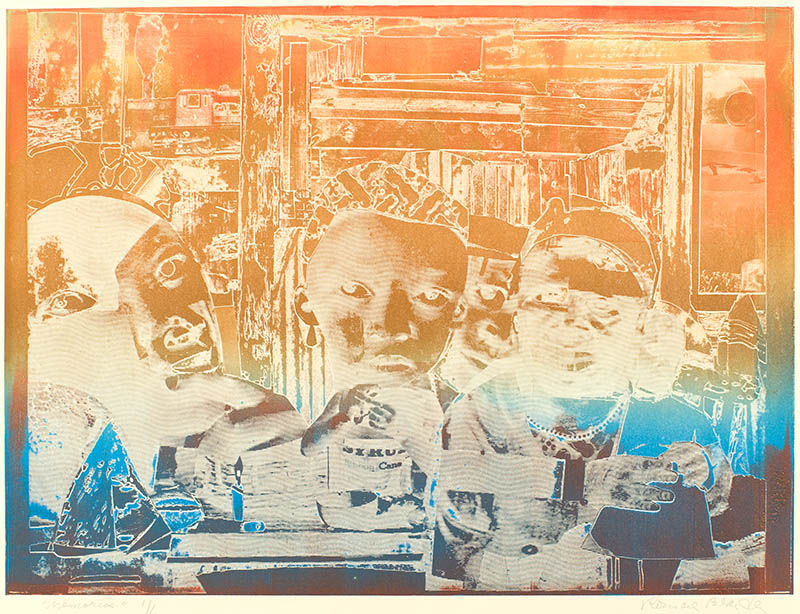 Romare Bearden, MEMORIES, 1974