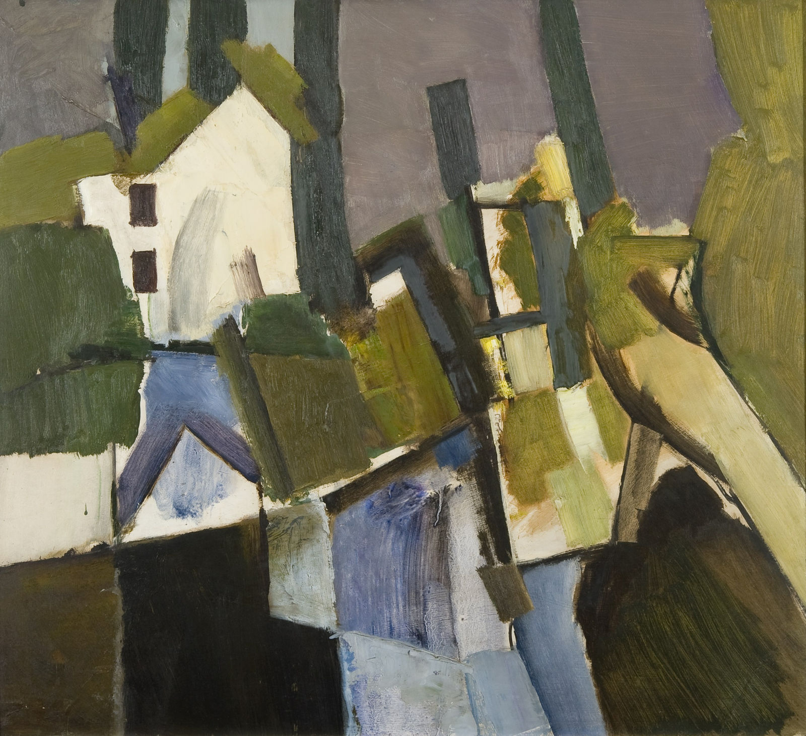 Keith Vaughan, Houses in a Wood, <i>circa</i> 1972