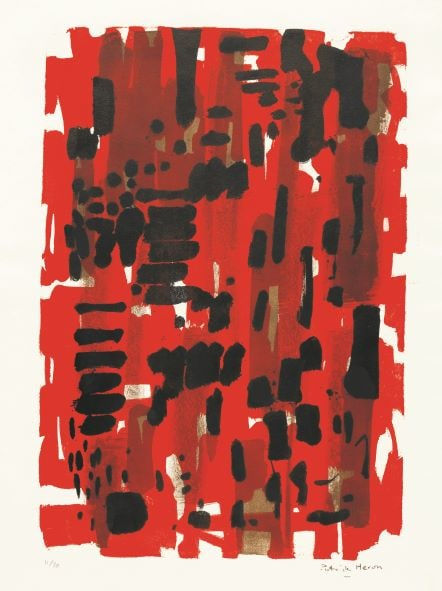 Patrick Heron CBE, Red Garden : 1956