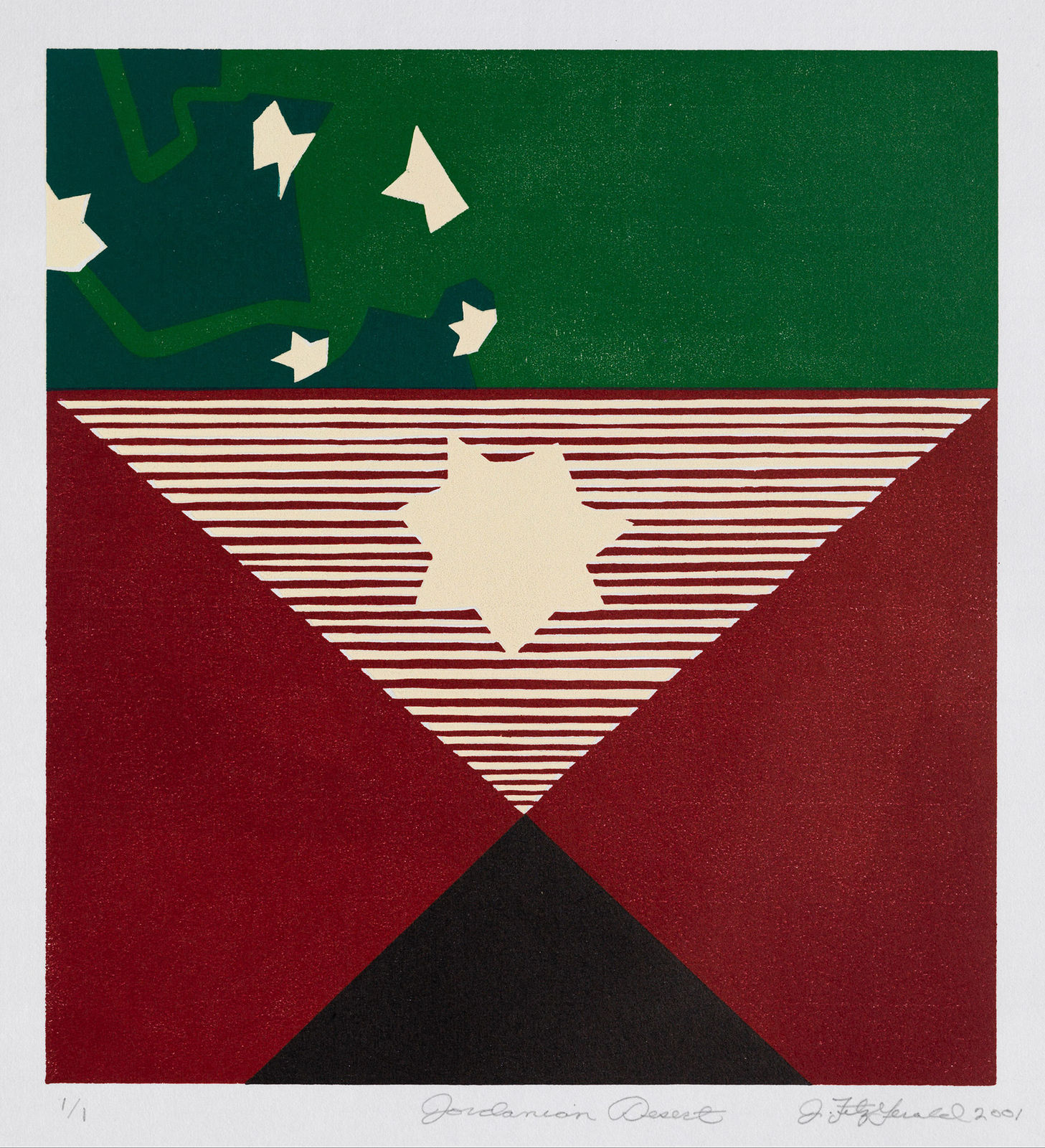 Jared FitzGerald, Jordanian Suite; Jordanian Desert, Hoshio Group, 2001