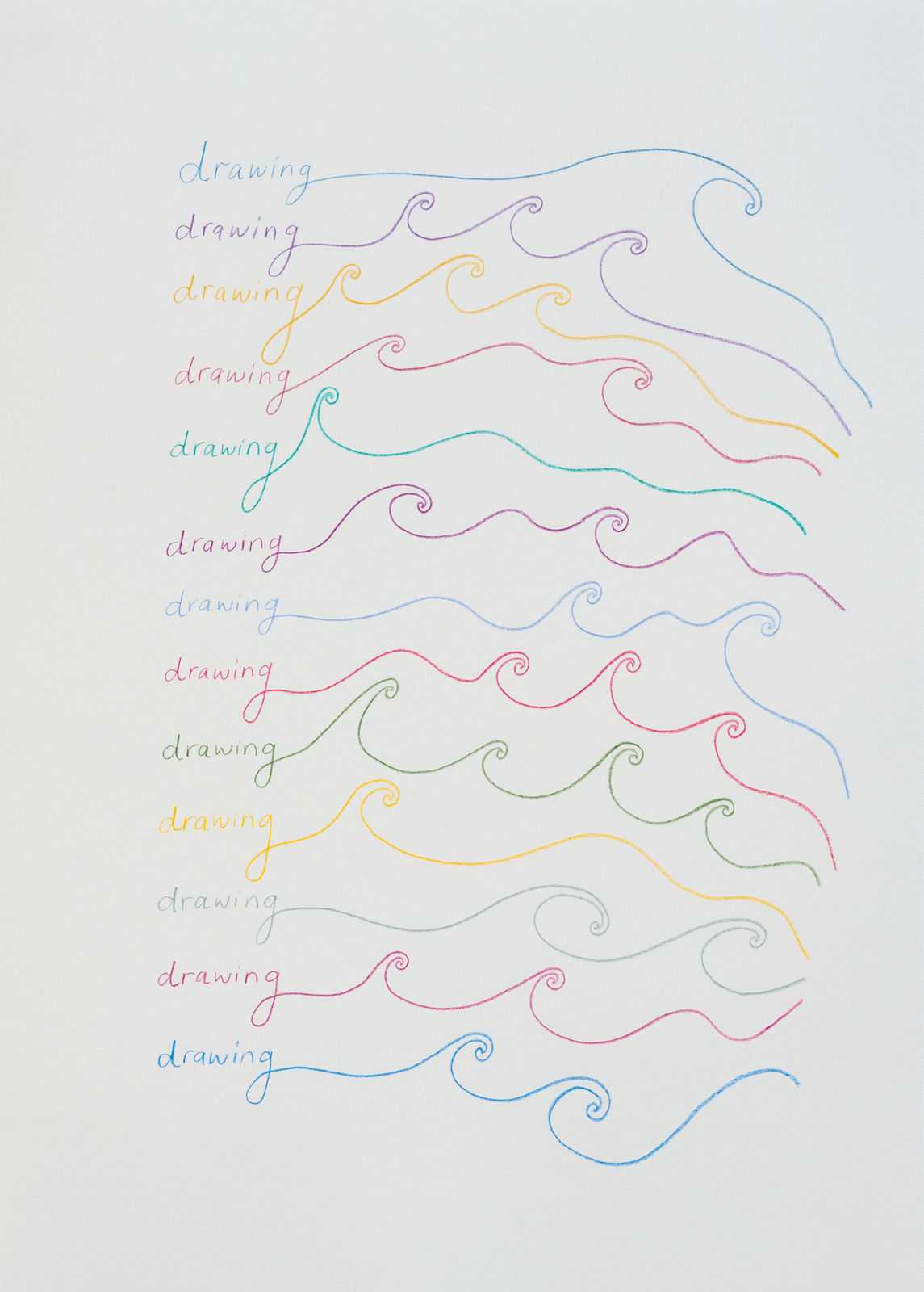 Ayesha Green, Coloured Pencils #9, 2023