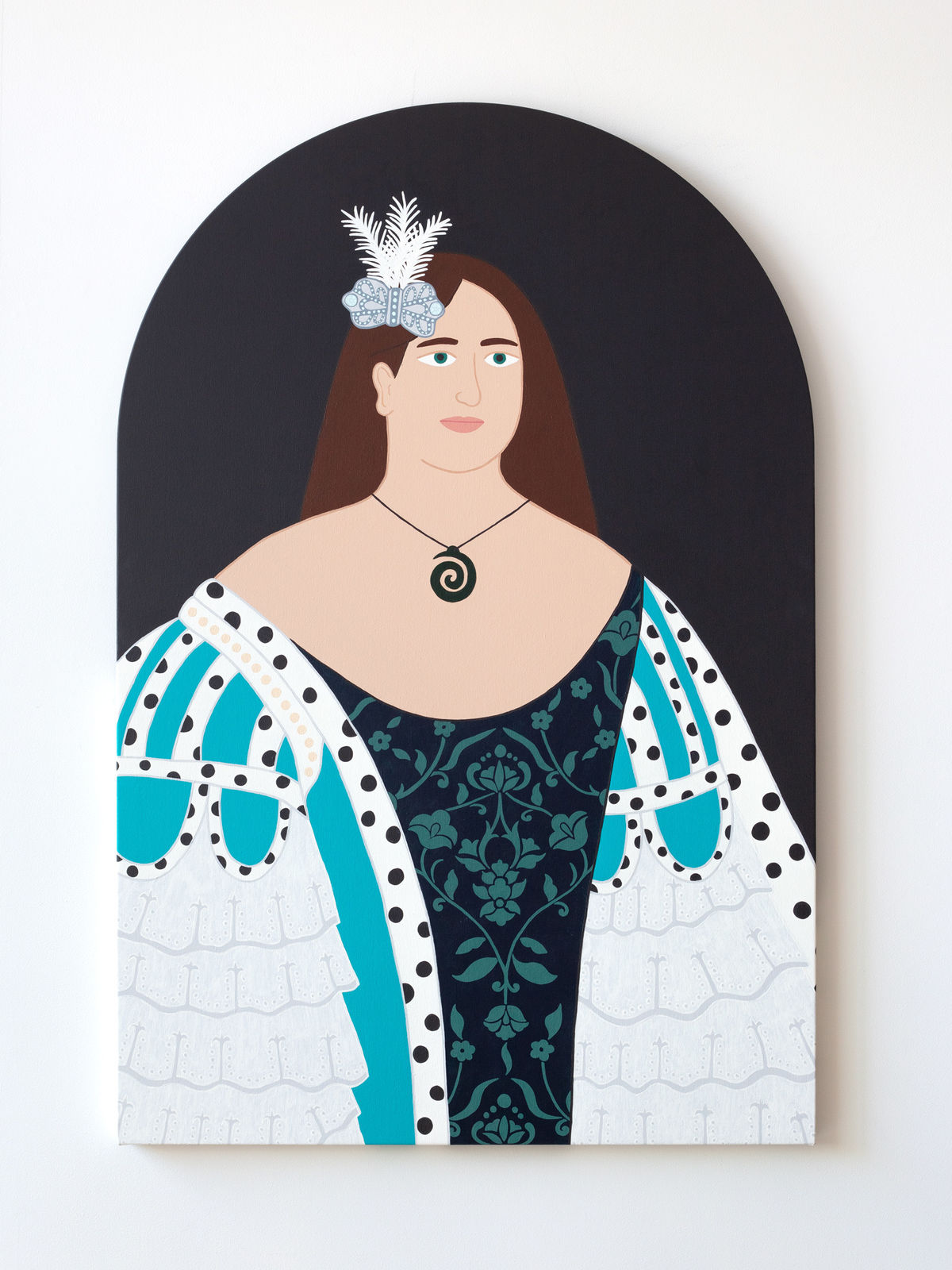 Ayesha Green, Self-portrait as Queen Charlotte (#1), 2025