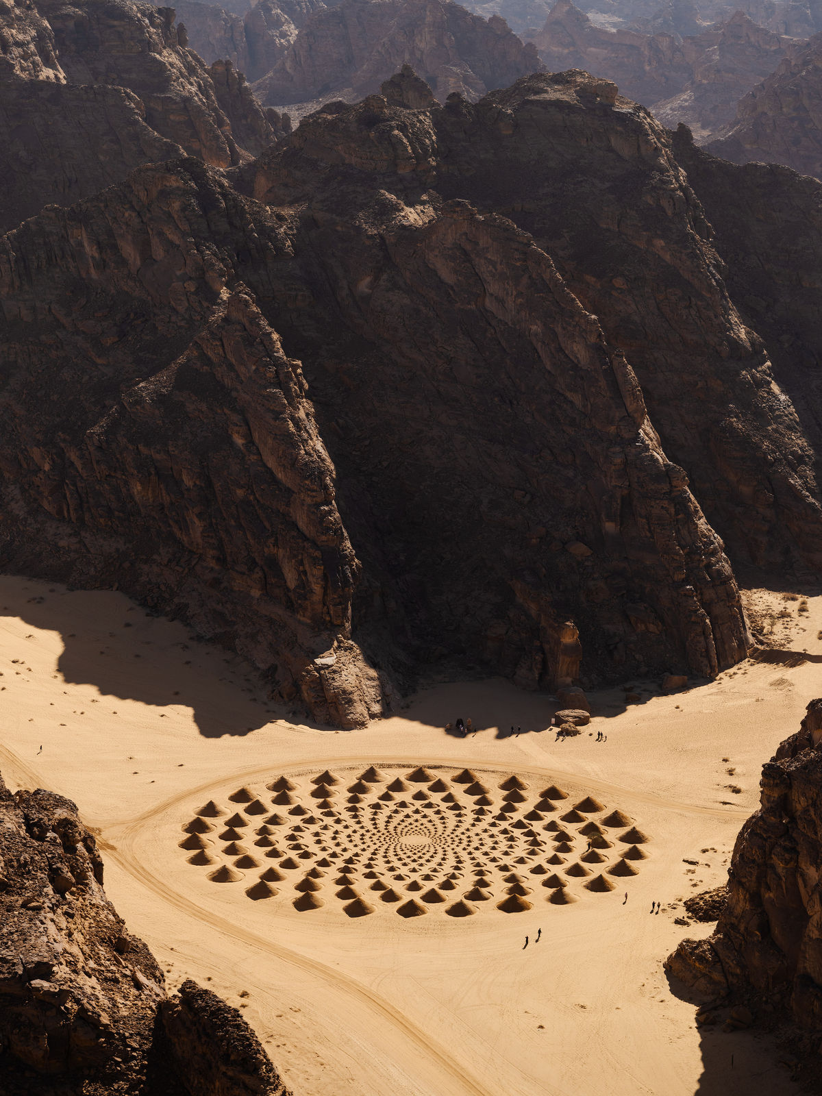 Jim Denevan, AlUla Saudi Arabia, 2022