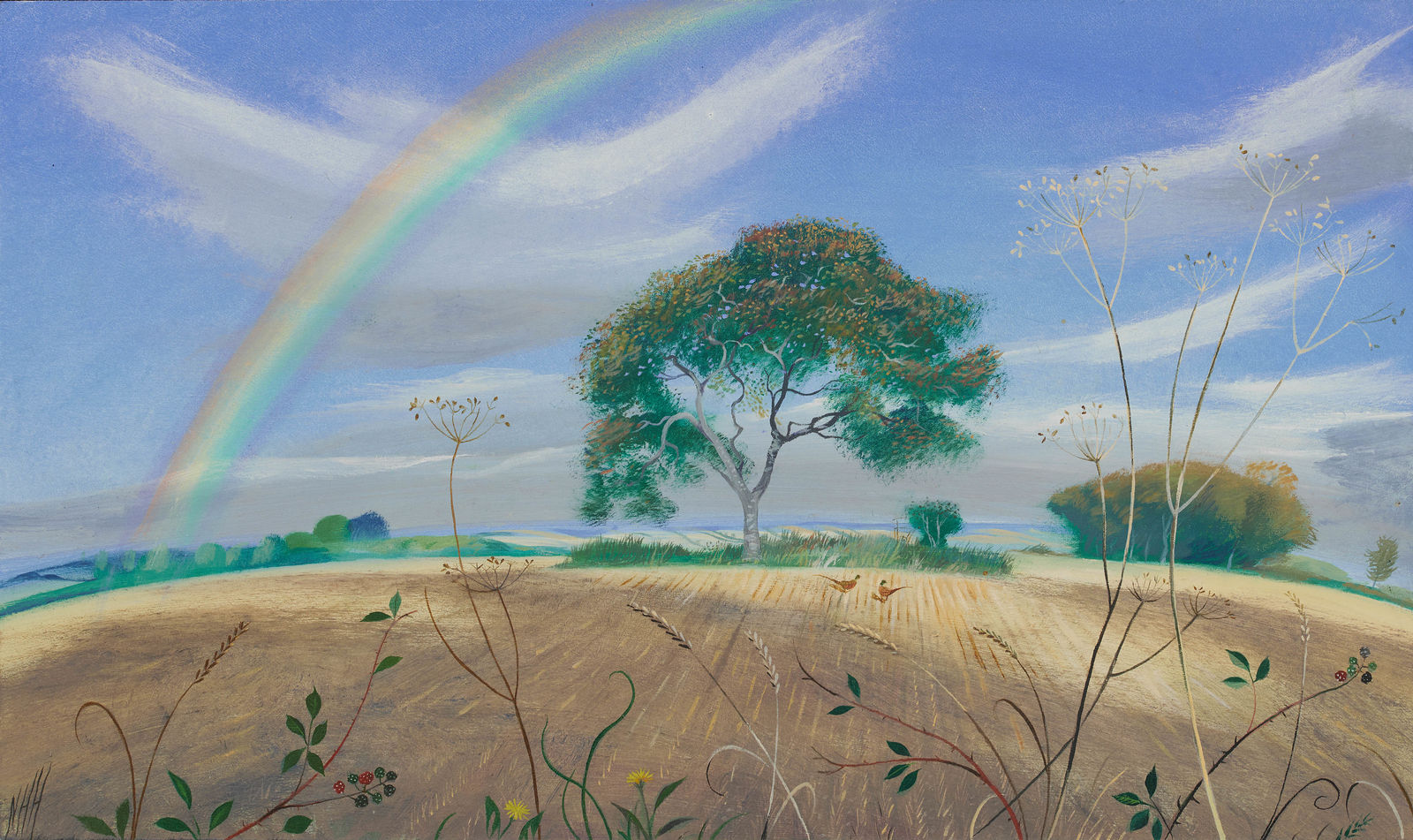 Nicholas Hely Hutchinson, 39 Rainbow over the Agincourt Tree, 2023