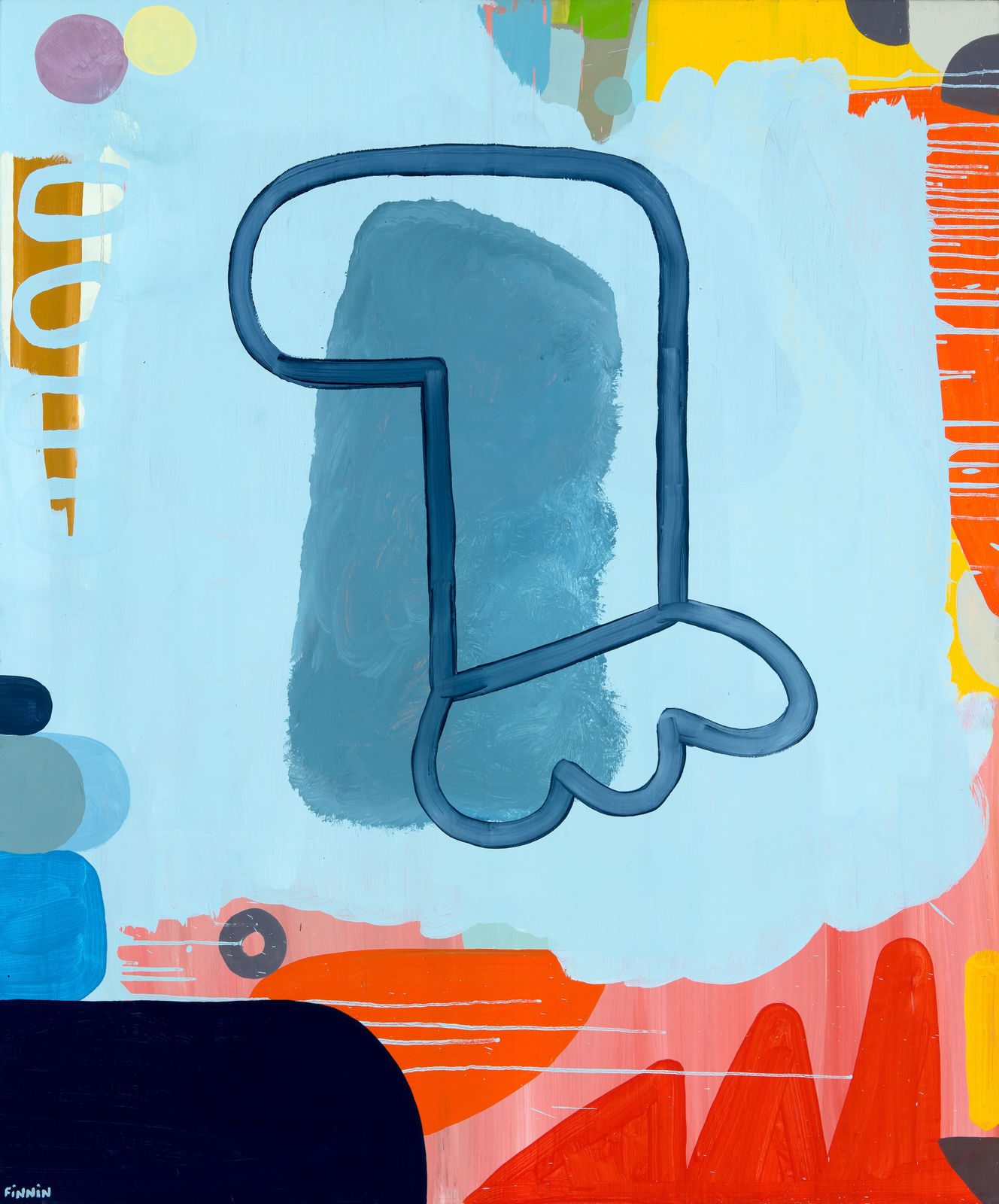 Martin Finnin, Combing The Hair of The Posse, 2018