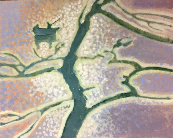 Eugenie Vronskaya, Tree River Light, 2016