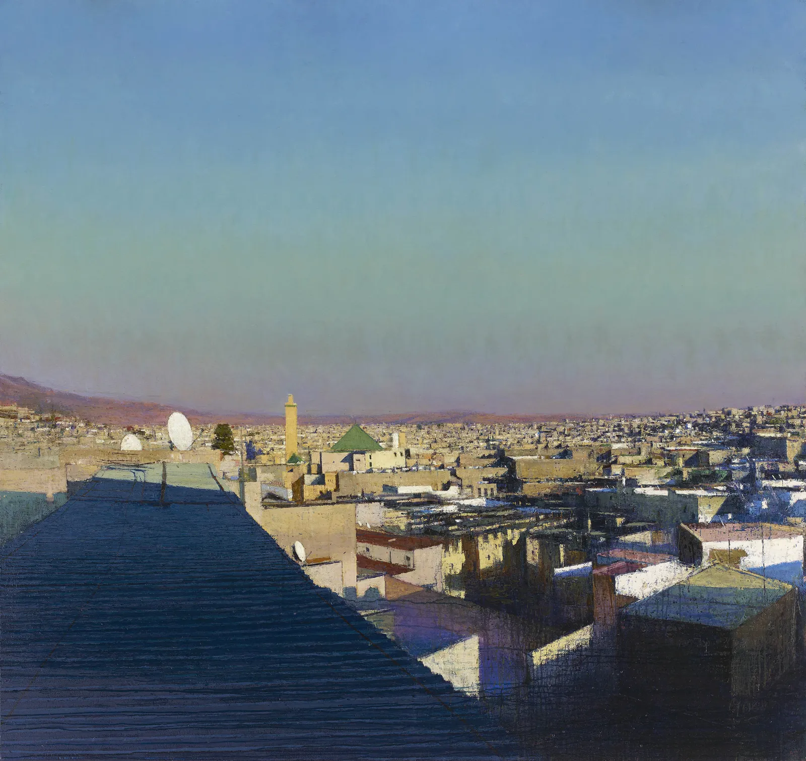 Andrew Gifford, Towards Kairaouine Mosque, Fès I, 2017